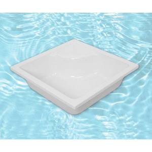 Душевой поддон глубокий квадратный с сиденьем Artel plast Тихомир